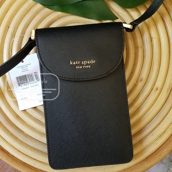 NS FLAP PHONE CROSSBODY CAMERON BLACK NORTH SOUTH BRAND NEW WITH TAG - Picture 1 of 6
